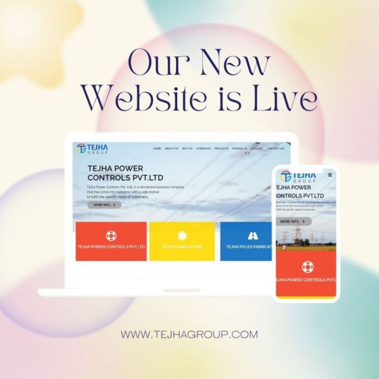 We're thrilled to unveil the newly launched website for Tejha Group! 🔌
