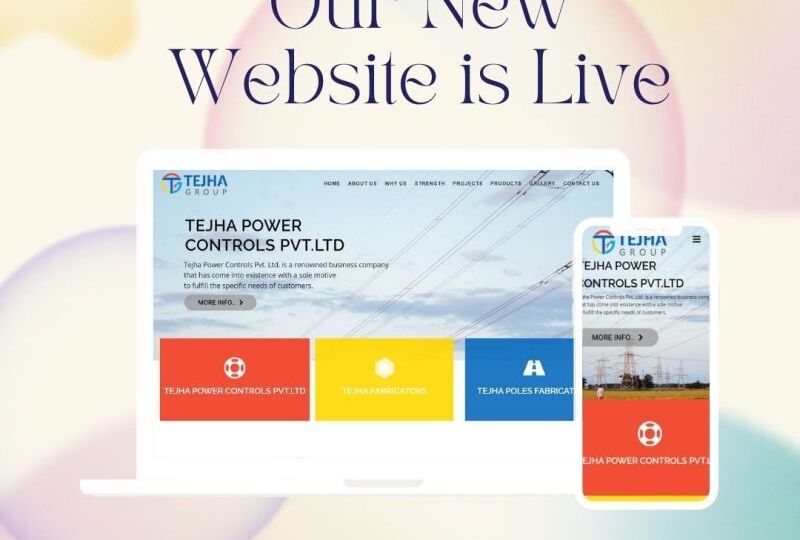 We're thrilled to unveil the newly launched website for Tejha Group! 🔌